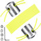 Junhui Testina Decespugliatore Universale 2 Pezzi, Alluminio Testa di Erba con 10 Nylon Chiave Esadecimale Rondella per Decespugliatore Tagliaerba