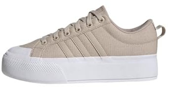 adidas Bravada 2.0 Platform Shoes, Zapatos Mujer, Wonder Beige/Cloud White, 42 EU