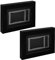 YWNYT Karten-Display-Rahmen, 2 Stück, Wandhalterung, Baseball-Karten-Vitrine mit UV-Schutz für 1 PSA-Bewertungskarten, Sportkarten-Display-Rahmen für Fußball, Basketball, Hockey, Sammelkarte