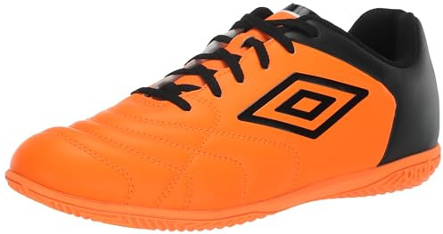 UMBRO Classico Xi Ic Herren Hallenfu ballschuh, Orange/Schwarz/Wei , 10.5
