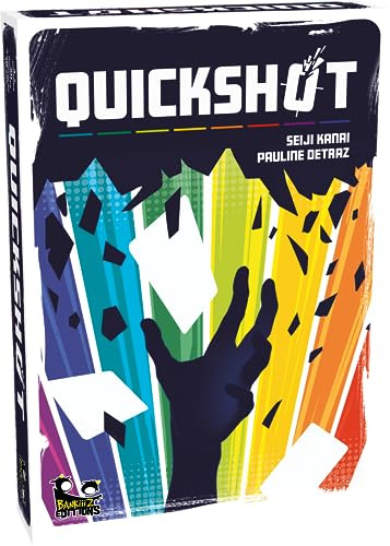 Blackrock Games Quickshot - Bankiz Edizioni - Gioco da tavolo - Gioco di velocità - Battaglia Royale - a partire dai 10 anni-versione francese