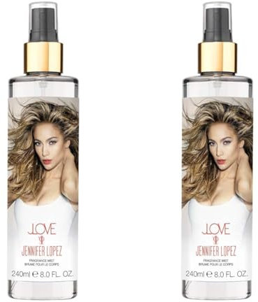 Jennifer Lopez JLove Körperspray, 240 ml, feiner Duft eines zugelassenen Fachhändlers. (Packung mit 2)