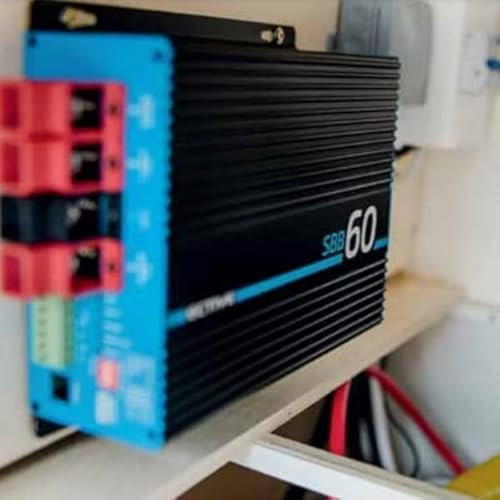 ECTIVE MPPT- Solarladeregler SBB60-24V auf 12V,60A, B2B,Bluetooth, Überlastungsschutz, Temperatursensor - Autobatterie Ladegerät,Solarladebooster, Batterieladegerät für Nass,AGM,Gel, SLA,4xLiFePO4