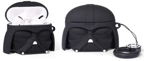 Hülle für AirPods Pro 2nd/1st Erzeugung (2023/2022/2019) mit Schlüsselbund, XMBYGY Silikon Nette Cartoon Fall Schutz Stoßfeste Abdeckungen mit Kits für Frauen Männer