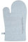 KASANOVA Guanto Forno Ottanio con Scritta in Misto Cotone Blu