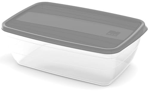 Curver Box mit Deckel Lebensmittel 4 L Vedo Frischhaltedose Kunststoff eckig Mikrowelle Spülmaschine Gefrierfach stapelbar