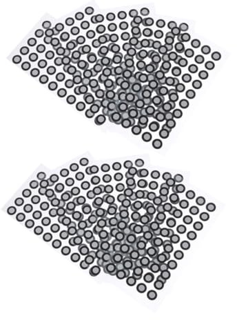 12 Blatt Scanner Identifikationspunkt Reflektierender Zielmarker 3D Scanner Referenzpunkt Pop Positionierungsaufkleber Reflektierender Film Markierungspunkt Generisch