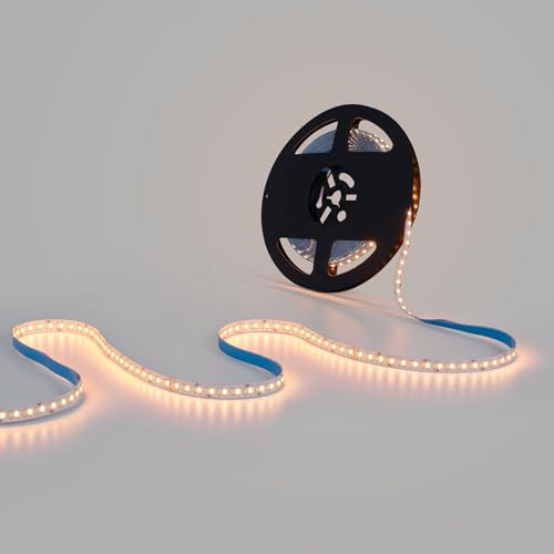 LED-Streifen, 48 V DC – CCT (1800 – 6500 K), 12 W/m, 10 mm, IP20-10 Meter, 224 l/m
