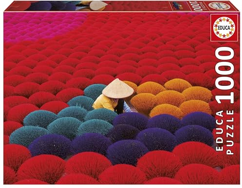 Educa - 1000 Teile Puzzle für Erwachsene | Weihrauchdorf. Inklusive Fix Puzzle-Kleber. Maße: 68 x 48 cm. Ab 14 Jahren (20282)