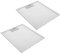 Angoily 2piezas Filtros De Extractor De Cocina De Aluminio De Compatible Con Múltiples Instalación Filtración De Grasa
