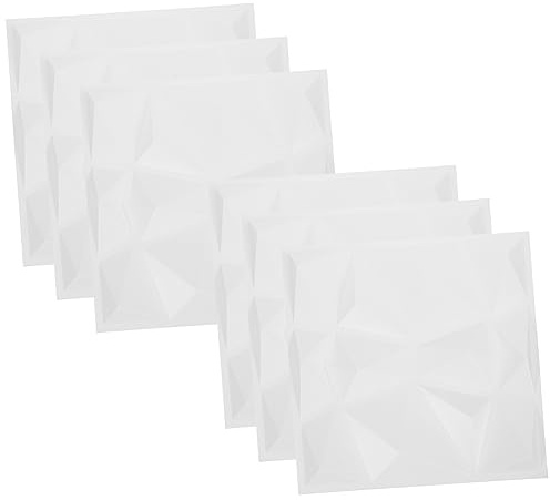 Tofficu 6pièces Panneau Mural à Décoller Et Coller Panneau Mural Décoratif Pvc Pour Salon Hall Chambre