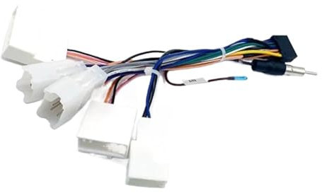 stereo wiring harness Female Wiring Harness Car Radio Adaptor Connector Wire Plug, for Toyota, for Camry for Corolla RAV4 Yaris 2004+