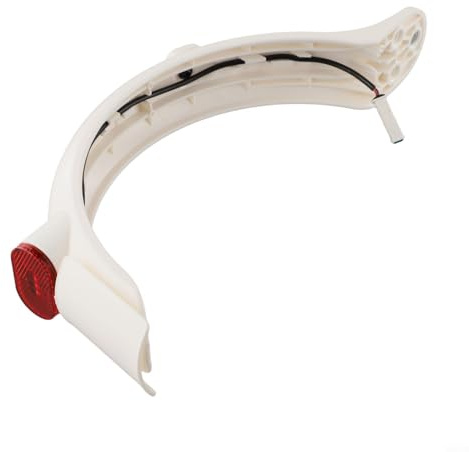 Garde-boue avec feu arrière de rechange conçu pour trottinette électrique Xiaomi Pro 2, protégez votre équipement (blanc)