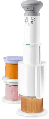 GALERIA DEL COLECCIONISTA Heladera 5 en 1. Prepara Helados, Sorbetes, Granizados, Batidos y Combinados saludables. 5 Programas. 3 Vasos x 240 ml. Listo en minutos: Potente. Compacta. Portátil