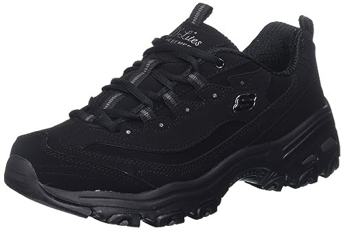 Skechers Women's D'lites - Me Time, Black, 6 Wide