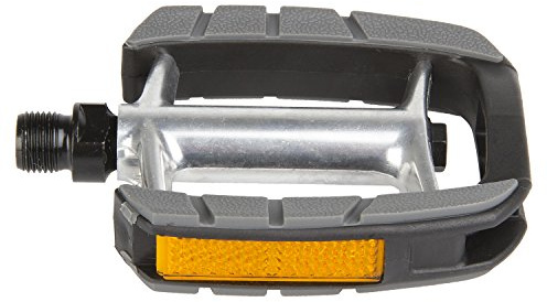VP Comp Anti-Rutschpedal, Aluminiumkörper, CNC CrMo Achse, mit Industriekugellager, mit Prüfzeichen -, schwarz/Silber, 13110351