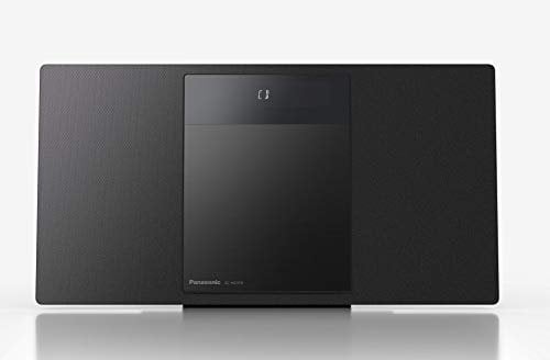 Panasonic SC-HC410EG-K - Microcadena para Hogar (40 W, Space Tune By Technics, Bluetooth, USB Dual, FM, AUX 3.5 mm, Instalable en Pared, Elegante y Minimalista, Sonido Envolvente) Color Negro