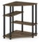 Furinno Scrivania per Computer, Legno ingegnerizzato, Marrone (Columbia Walnut/Black), Taglia Unica