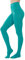HeyUU Mujeres Coloridas pantimedias semi-opacas 80 DEN Pantimedias de soporte de microfibra(verde,L-XL)