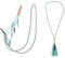ARBO-INOX Knotenhalfter Zügel Halsring Kombiset Knotenhalfter-Set (Full Warmblut, Ice-Green)