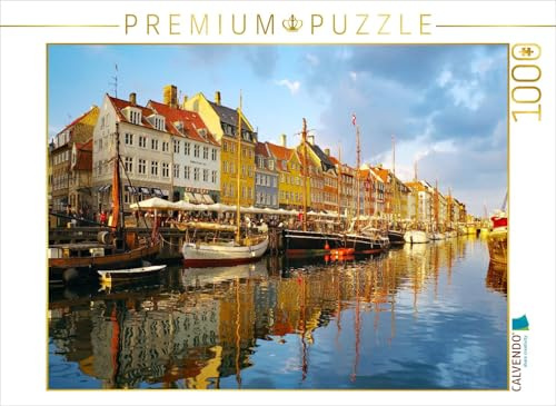 CALVENDO Puzzle Die Altstadt von Kophenhagen (Dänemark) | 1000 Teile Lege-Größe 64 x 48 cm Foto-Puzzle für glückliche Stunden