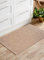 IVY Washable Door Mat Kitchen Mats Non Slip Cubed Trellis Design Kitchen & Hall Runners Doormats, Beige, 80x150 cm