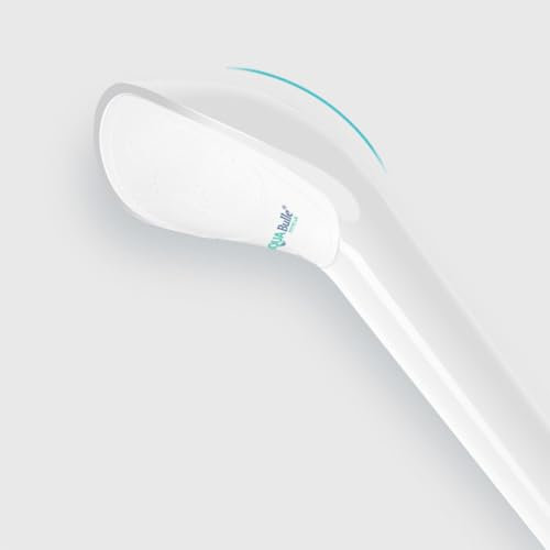 AQUA BULLE Japan Made High Density Micro (Nano) Bubble Shower Head (White) - ABS | Beauty Showerhead with High Cleansing Power, Gentle Water Pressure, Built-in Nano Bubble Generator for Permanent Use