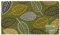 JVL Eco-Friendly Latex Backed Coir Door Mat, Falling Leaves