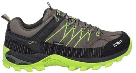 CMP Men's Rigel Low Trekking Shoes WP, Military-Moss, 6.5 UK