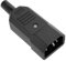 CableMarkt - Clavija IEC-60320 C14 Macho Recta para Montar Cable
