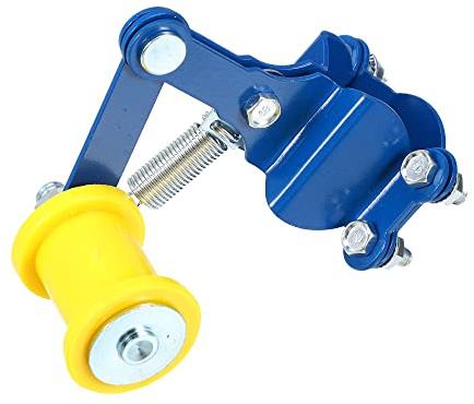 X AUTOHAUX Universal Motorcycle Chain Tensioner Adjuster Accessories Blue