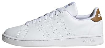 adidas Herren Advantage Shoes Tennisschuhe, Cloud White/Cloud White/Bronze, 46 EU