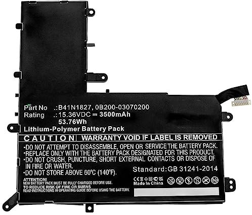 CoreParts Laptop Battery for Asus 53.76Wh Li-Polymer 15.36V, MBXAS-BA0263