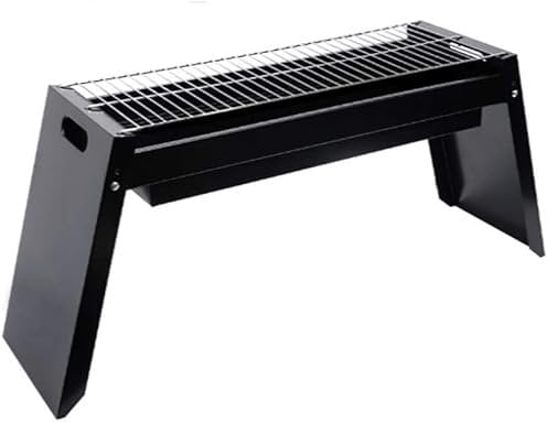 Barbecue Grill Outdoor Portable Mini Folding Grillofen Haushalt Holzkohle,Schwarz