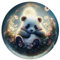 1000 Pieces Puzzle Gifts Baby Panda Spherical Jigsaw Puzzle Recycled Cardboard 67.5x67.5cm
