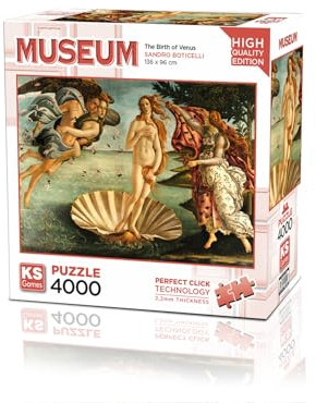 KS Puzzle 23507 - Die Geburt der Venus - 4000 Teile Puzzle für Erwachsene