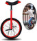 Einrad für Erwachsene Kinder 16/18 Rad Einrad für Kinder/Jungen/Mädchen, großes 20 Freestyle Cycle Einrad für Erwachsene/große Kinder/Mutter/Papa, bestes Geburtstagsgeschenk, Rot (Farbe: Rot,