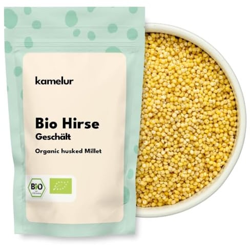 Kamelur Bio Hirse geschält (500g) hirse aus biologischem Anbau