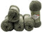 5 x 100 Gramm Ilkadim Export Alpaka Royal Strickwolle, 500 Gramm Strickgarn einfarbig mit 15% Alpakawolle (oliv 577)