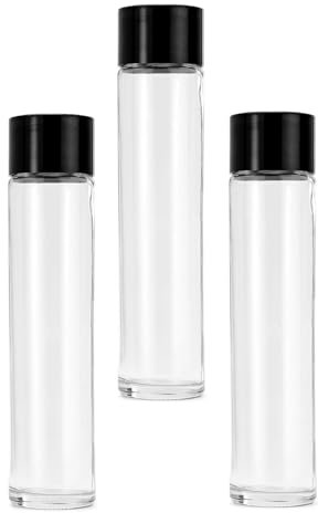 Swan Bottiglia in Vetro forma a tubo modello Kefass con tappo a vite 500 ML (3)