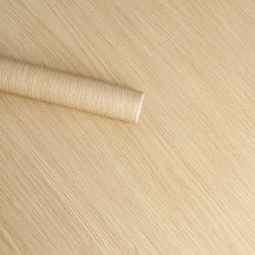 YIHAKIDS Selbstklebende Tapete Holzoptik, Holztapete, Klebefolie Möbel, Möbelfolie, Klebetapete, Möbelaufkleber, Dekofolie, PVC Wasserdicht Selbstklebefolie für Wände, Möbel, Küch (60cm x 3m)