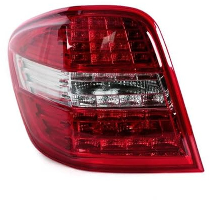 LXBSXY 1 Paar Auto LED Rückleuchten Set für Mercedes Benz W164 ML-Class ML300 ML350 2009-2011, Hintere Bremsleuchte, Äußeres Rücklicht, Wetterfest, OEM Stil, Hintere Äußere Rücklicht Zubehör