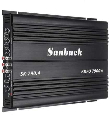 SK-790.4 - Amplificatore stereo stereo surround per auto, classe A/B, a 4 canali, 7900 W