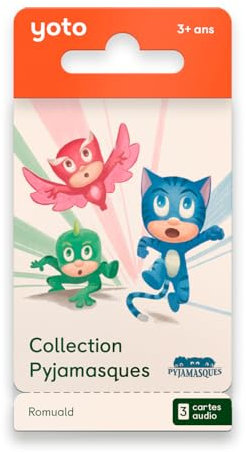 Yoto - Collection Pyjamasques, Collection de Livres Audio pour Enfant en français à écouter sur conteuse et boîte à Histoires pour Enfant Player et Mini, premières Histoires 3 à 5 Ans
