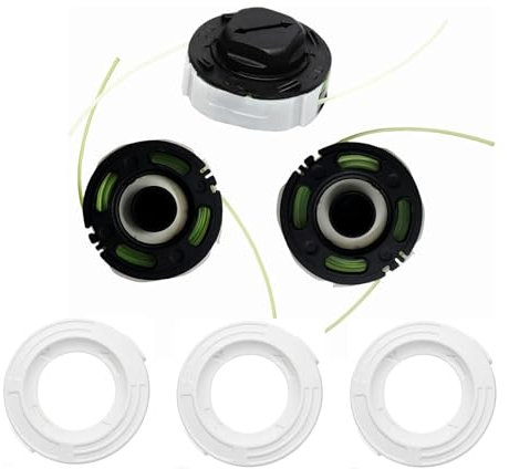 ZLLITONS 3 Pack Replacement Spools with Cover for fits C3-2 Trimmer Head Stihl FSA 57 Weed Eater Autocut