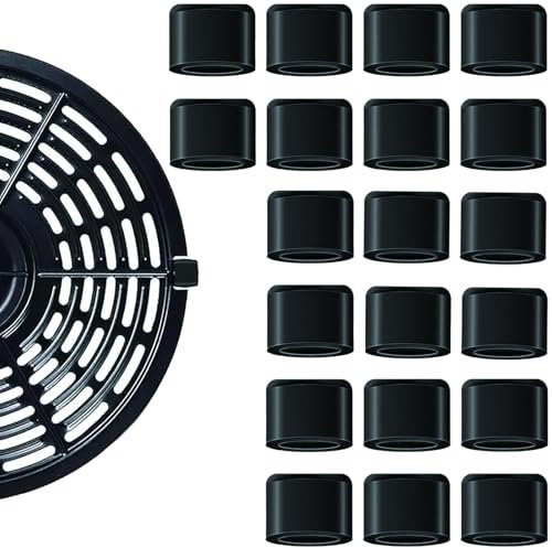 20 Pcs Bumpers for Air Fryer Spare Parts Air Fryer Tray Replacement Parts Air Fryer Tower Replacement Parts Air Fryer Anti Scratch Protective Covers Air Fryer Accessories Rubber Feet Tower