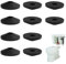 10 rondelle di tenuta per cassetta WC, 6 mm, in gomma, antiscivolo, kit di guarnizioni per la riparazione del WC