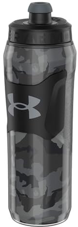 Under Armour UA 28oz Playmaker Squeeze Insulated 2 Black Steel Camo OSFA