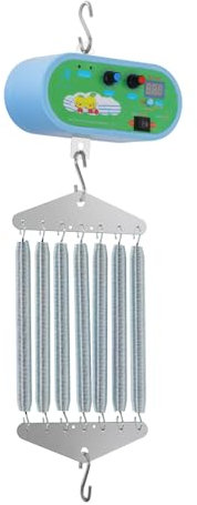 Elektrische Babyschaukel Steuerung, Federwiege Motor, Timer-Funktion, Lautstärke und Geschwindigkeit Einstellbar, 20kg Belastbarkeit, Federwiege Motor Mit 7 Stück Feder