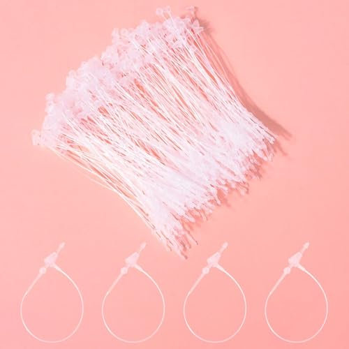 Plastikbefestiger, 1000 Stücke 8.5cm Lange klare Snap Lock Pins Sicherheitsschmuck Tags Pins hängen Kleidung Preisschilder Transparente Preisschilder Schleife für Handwerk Preisschilder Zeigen